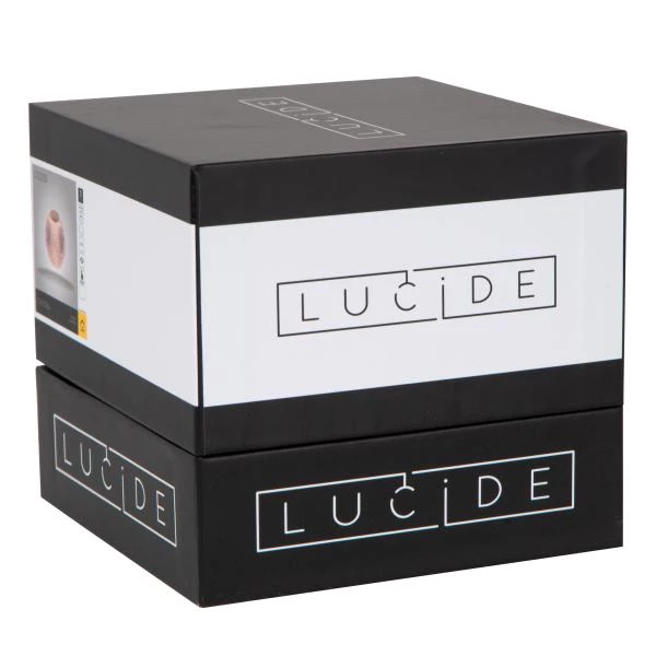 Lucide CINTRA - Oplaadbare Tafellamp - Accu/Batterij - Ø 11 cm - LED Dimb. - 1x2W 2700K - 3 StepDim - Transparant - detail 5